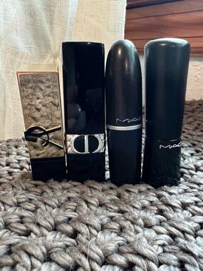 Dior, YSL, & MAC Lipstick Bundle